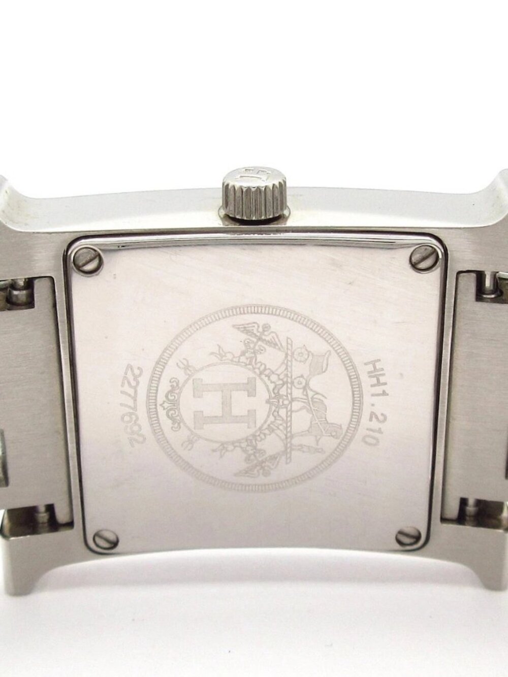HERMES H Watch HH1.210 2****** Silver Women's Wrist Watch - Picture 3 of 12